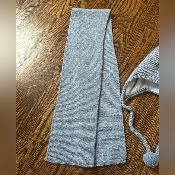 Baby Knit Wool Blend Fleece Lined Winter Hat & Scarf Set - Picture 2 of 5